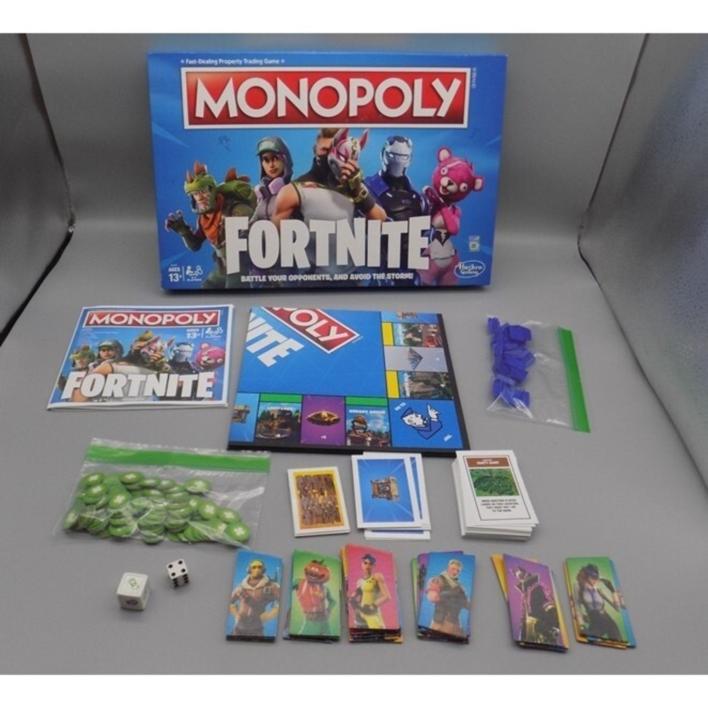 Fortnite Monopoly Complete Board Game 2015  Hasbro Epic Games